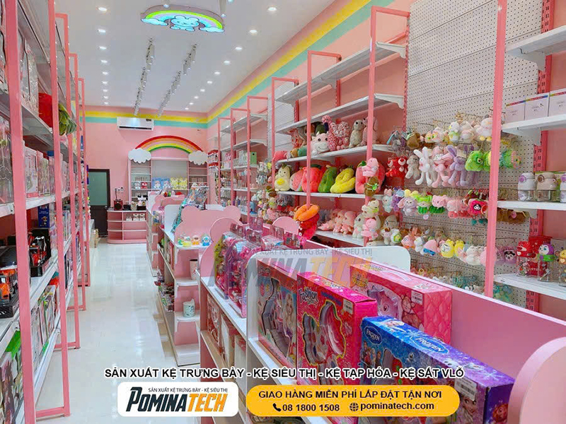 Kệ trưng bày siêu thị, tạp hóa - Kệ Siêu Thị Pominatech - Công Ty TNHH Pominatech Việt Nam