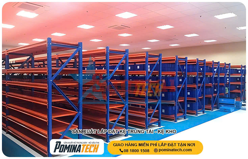 Kệ trung tải - Kệ Siêu Thị Pominatech - Công Ty TNHH Pominatech Việt Nam