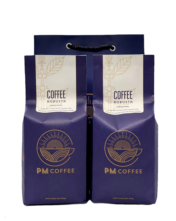 Cà phê Robusta S18 500g - Cà Phê Và Rượu PM Coffee - Công Ty TNHH PM Coffee