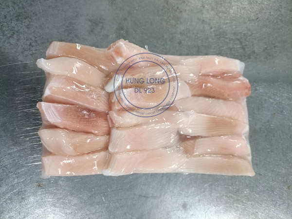 Cá đuối đã làm sạch, cắt lát đông lạnh