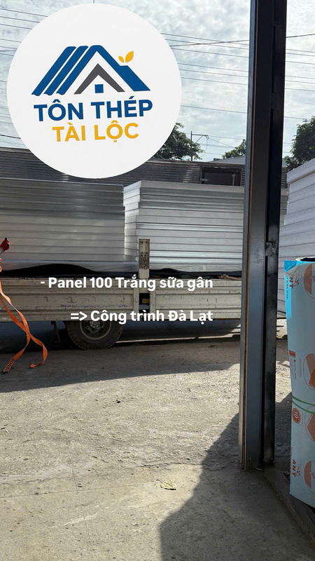 Panel 100 trắng sữa gân