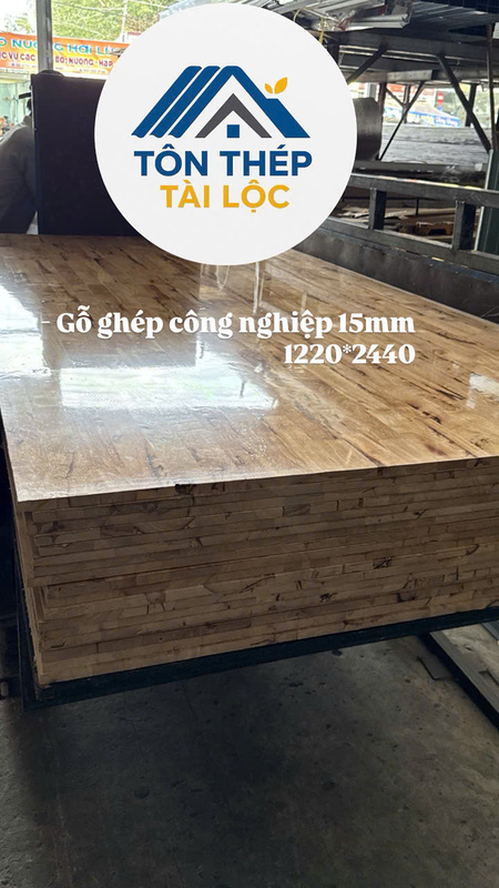 Gỗ ghép công nghiệp 15mm 1220x2440