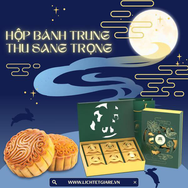 In hộp bánh trung thu sang trọng - Lịch Tết An Khang - Công Ty Trách Nghiệm Hữu Hạn Thương Mại Dịch Vụ Phát Triển An Khang