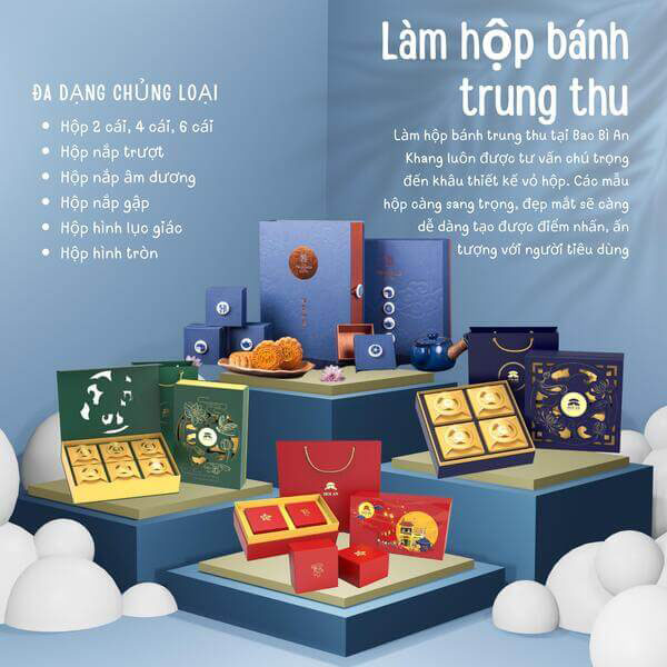 Làm hộp bánh trung thu - Lịch Tết An Khang - Công Ty Trách Nghiệm Hữu Hạn Thương Mại Dịch Vụ Phát Triển An Khang