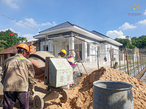 Hình ảnh thi công nhà cửa công ty Huy Thành Home - Huy Thành Home - Công Ty TNHH Thương Mại- Thiết Kế- Nội Thất- Xây Dựng Huy Thành