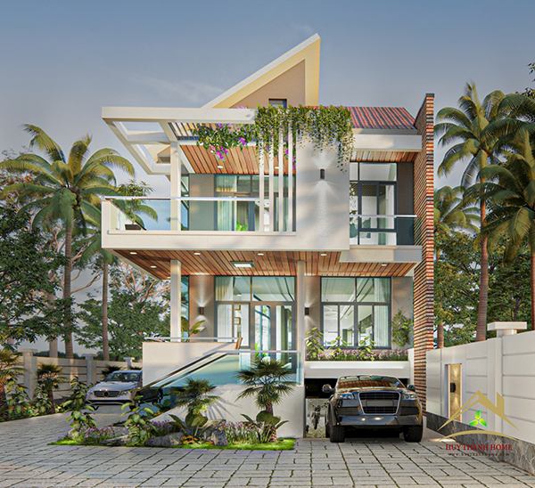 Dự án thi công biệt thự Mr.Vinh - Huy Thành Home - Công Ty TNHH Thương Mại- Thiết Kế- Nội Thất- Xây Dựng Huy Thành
