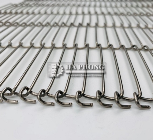 Băng tải lưới inox sợi thang Ladder Belt - Băng Tải Hà Phong - Công Ty TNHH Thiết Bị Công Nghiệp Hà Phong