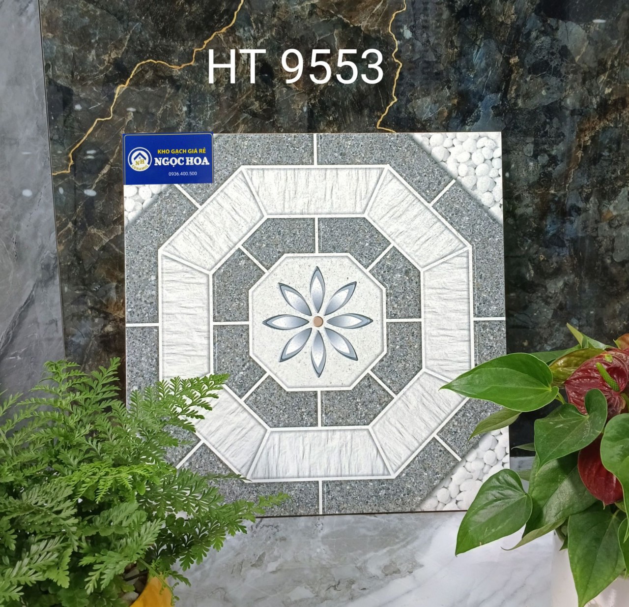 Gạch lát sân vườn 9553 - Gạch Men Ngọc Hoa - Công Ty TNHH Gạch Men Ngọc Hoa
