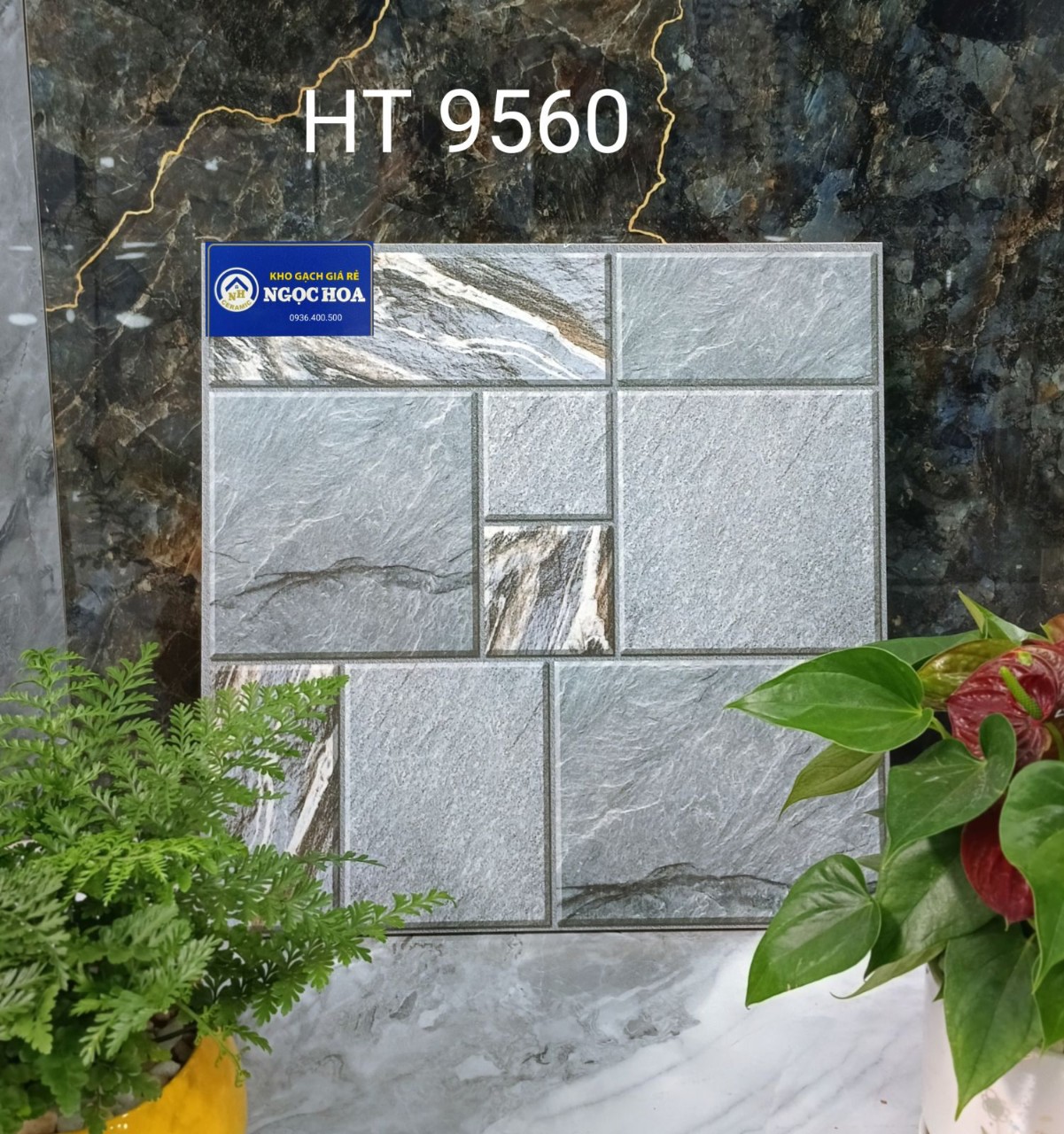 Gạch lát sân vườn 9560 - Gạch Men Ngọc Hoa - Công Ty TNHH Gạch Men Ngọc Hoa