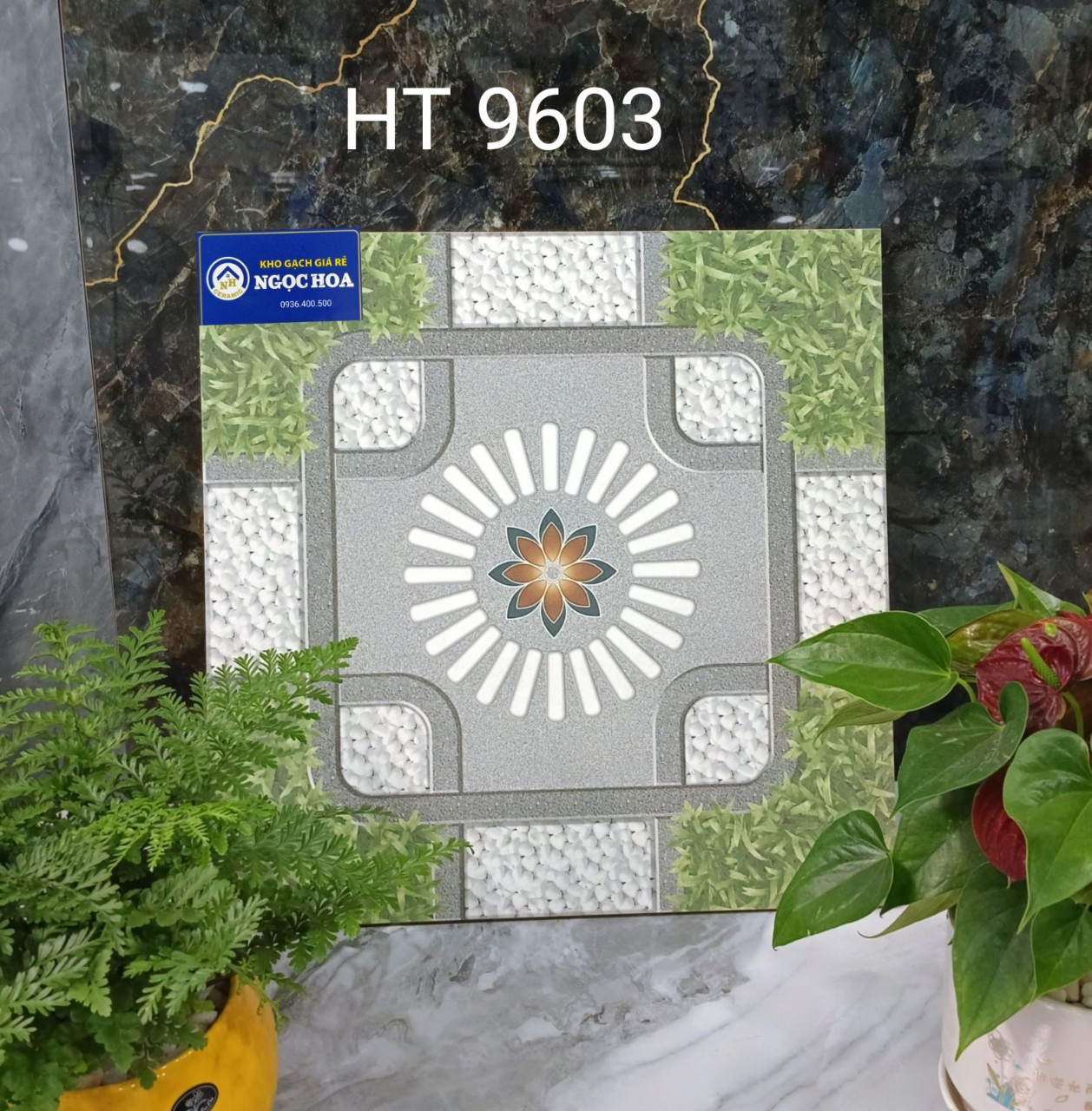 Gạch lát sân vườn 9603 - Gạch Men Ngọc Hoa - Công Ty TNHH Gạch Men Ngọc Hoa