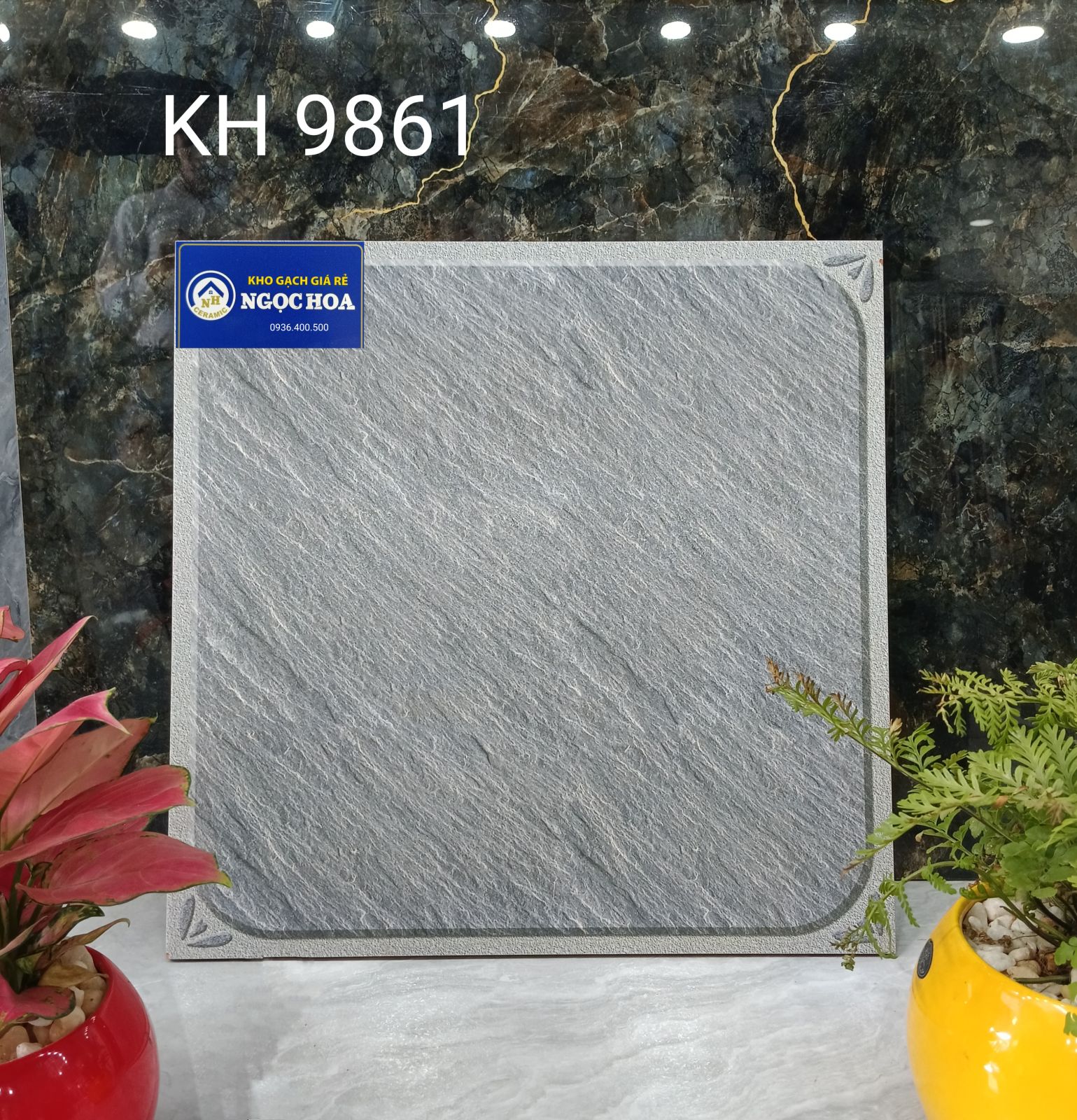 Gạch lát sân vườn 9861 - Gạch Men Ngọc Hoa - Công Ty TNHH Gạch Men Ngọc Hoa