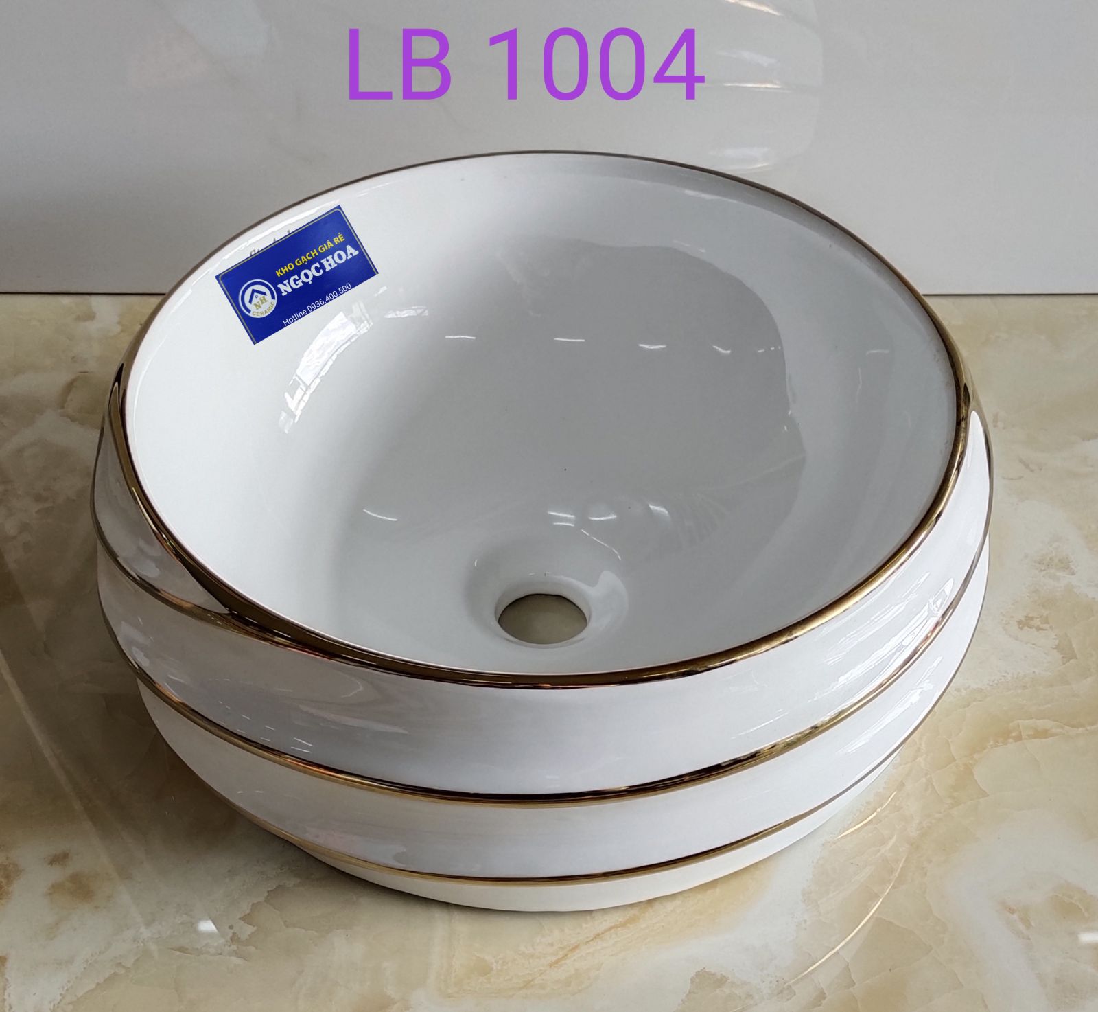 Lavabor đặt bàn 1004 - Gạch Men Ngọc Hoa - Công Ty TNHH Gạch Men Ngọc Hoa