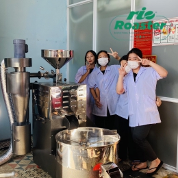 Máy rang cafe 10kg RIO