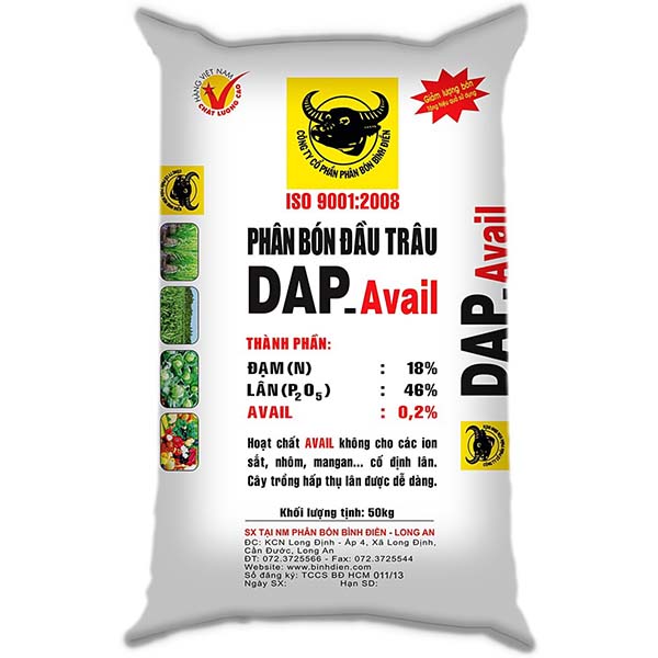 Phân bón đầu trâu DAP Avail - Phân bón Phú Hòa - Công Ty TNHH TM Và SX Phú Hòa