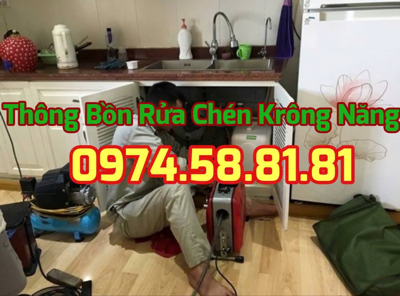Thông bồn rửa chén