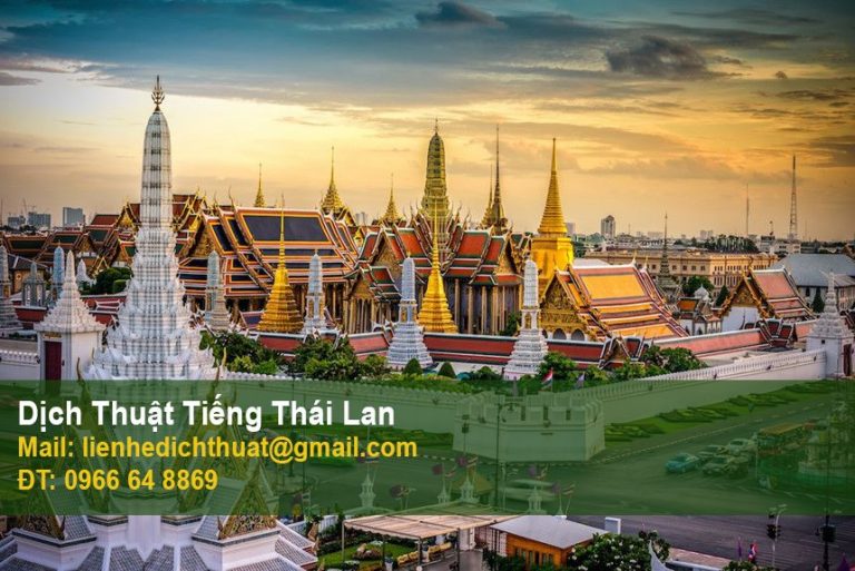 Dịch thuật tiếng Thái Lan