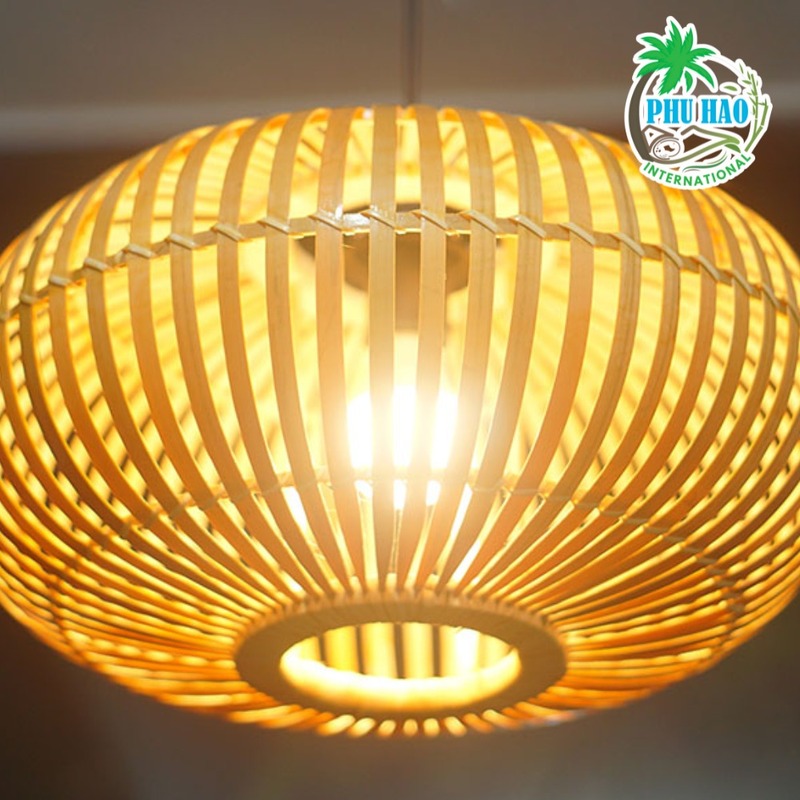 Chụp đèn tre treo trần nhà