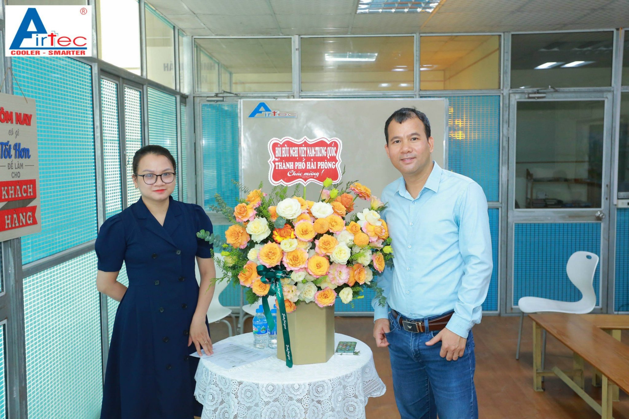 Hội Hữu Nghị Việt Nam Trung Quốc thăm nhà máy sản xuất - Công Ty TNHH Thương Mại Và Sản Xuất ống Gió Sao Việt