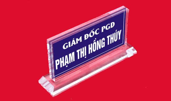 Biển chức danh - Quảng Cáo Tài Năng Việt - Công Ty TNHH Thương Mại Dịch Vụ Tài Năng Việt