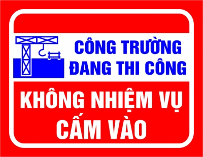 Thi công biển báo an toàn - Quảng Cáo Tài Năng Việt - Công Ty TNHH Thương Mại Dịch Vụ Tài Năng Việt