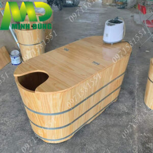 Bồn tắm gỗ - Cơ Sở Sản Xuất Thùng Gỗ Minh Dũng