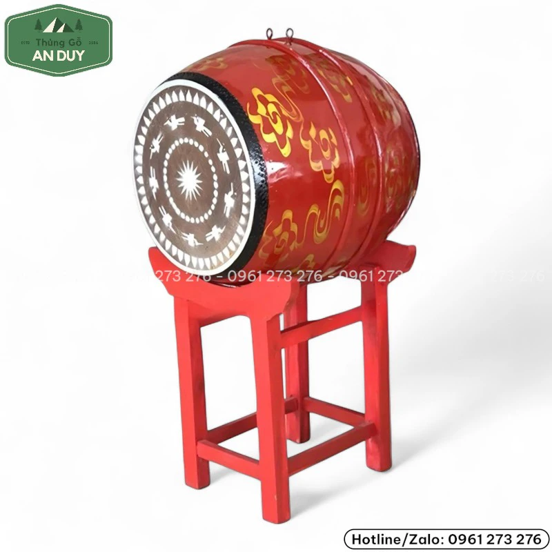 Trống đình chùa 48x60cm