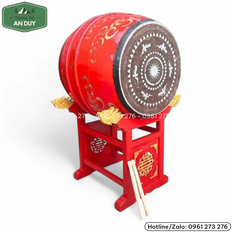 Trống đình chùa 80x100cm