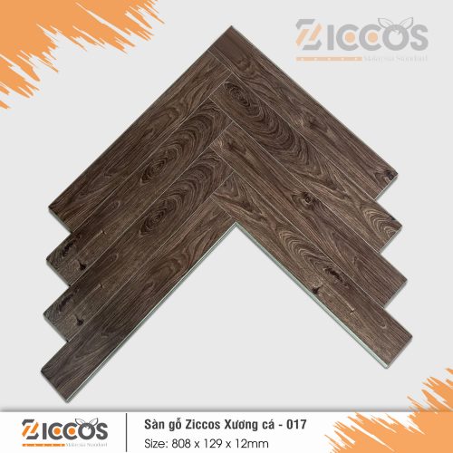 Sàn gỗ xương cá Ziccos 12mm mã 017