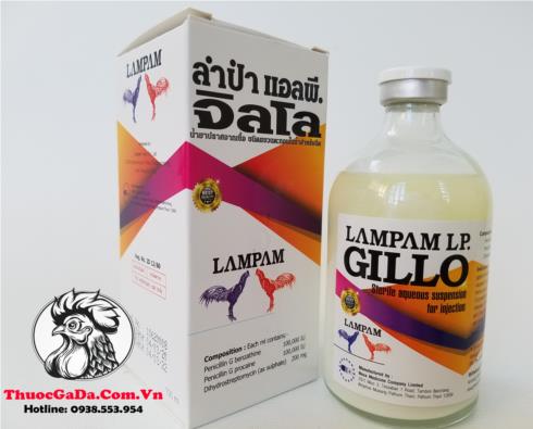 Thuốc gà đá GILLO LAMPAM của Thái Lan - Thuốc Gà Đá Đại Thắng - Công Ty TNHH Kinh Doanh Tổng Hợp Đại Thắng
