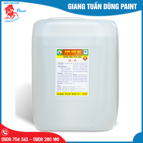 Dung môi pha sơn PU Hải Âu - Đại Lý Sơn Giang Tuấn Dũng - Công Ty TNHH Thương Mại Và Dịch Vụ Giang Tuấn Dũng