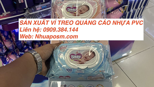 Hanger Posm có in logo - POSM Minh Châu - Công Ty TNHH Thương Mại Tổng Hợp Xuất Nhập Khẩu Minh Châu