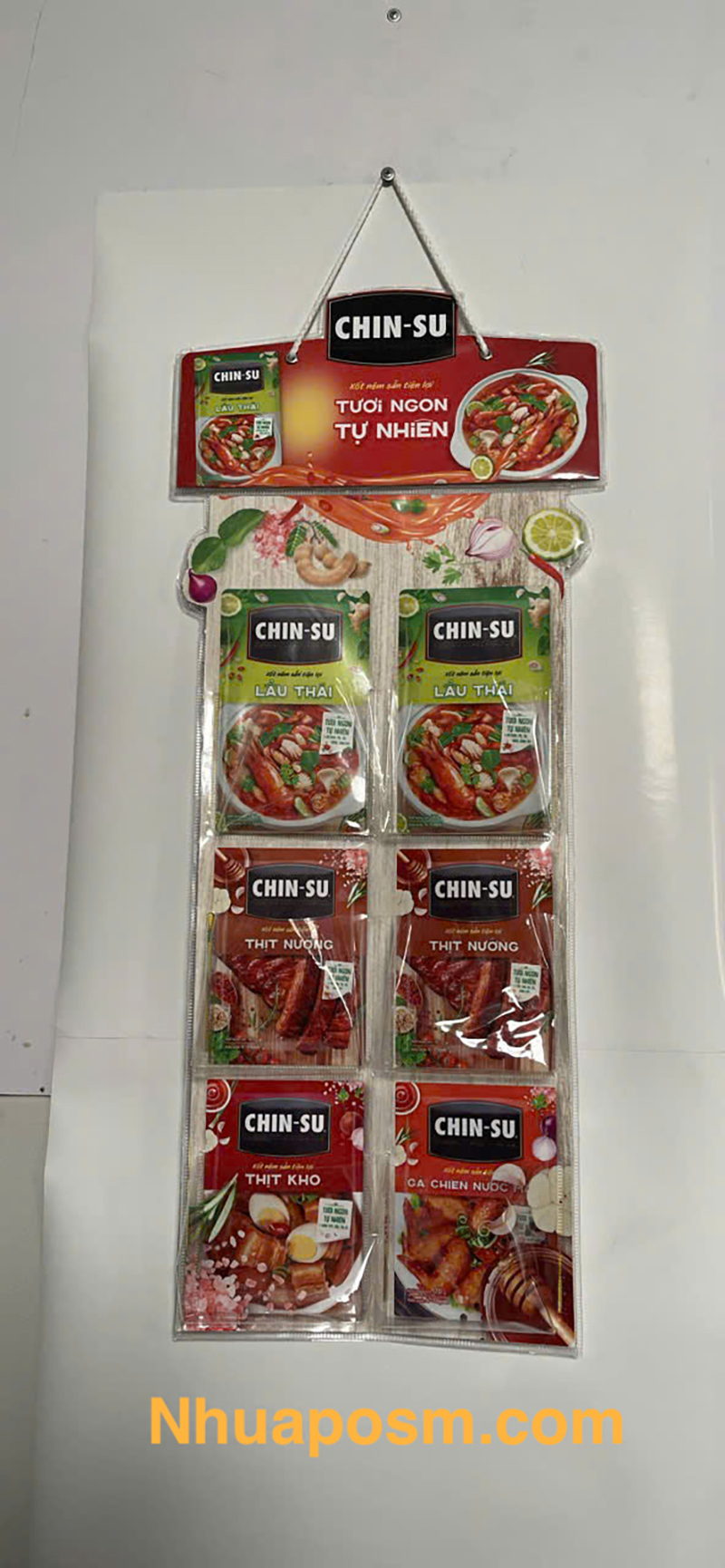 Hanger gia vị - POSM Minh Châu - Công Ty TNHH Thương Mại Tổng Hợp Xuất Nhập Khẩu Minh Châu
