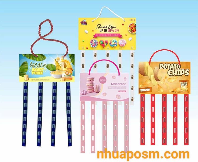 Móc treo quảng cáo - POSM Minh Châu - Công Ty TNHH Thương Mại Tổng Hợp Xuất Nhập Khẩu Minh Châu