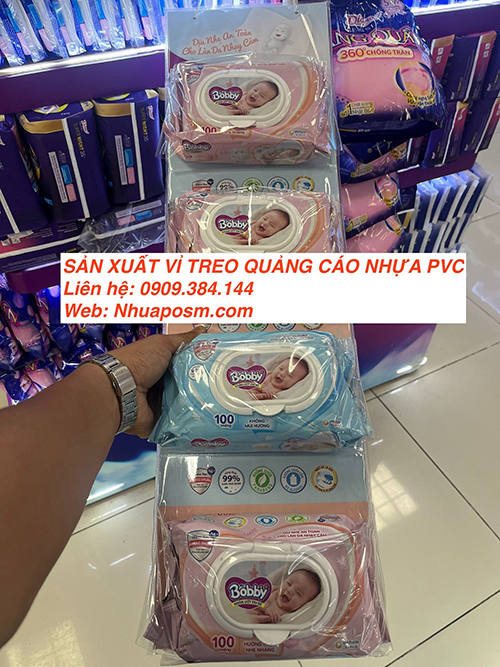 Vỉ treo nhựa PVC quảng cáo - POSM Minh Châu - Công Ty TNHH Thương Mại Tổng Hợp Xuất Nhập Khẩu Minh Châu