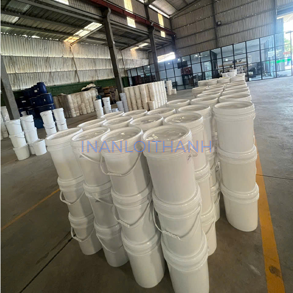 Mực trắng in máy thùng 20kg