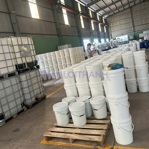 Mực trắng in máy thùng 25kg