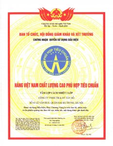 Hàng Việt Nam chất lượng cao phù hợp tiêu chuẩn 2004
