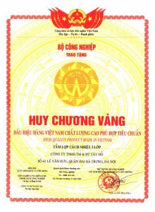 Huy chương vàng 2004 - Panel Cách Nhiệt Phú Sơn - Công Ty TNHH Công Nghệ Công Nghiệp Phú Sơn