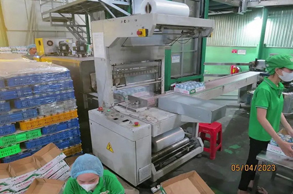 Dây chuyển sản xuất công ty Nawon