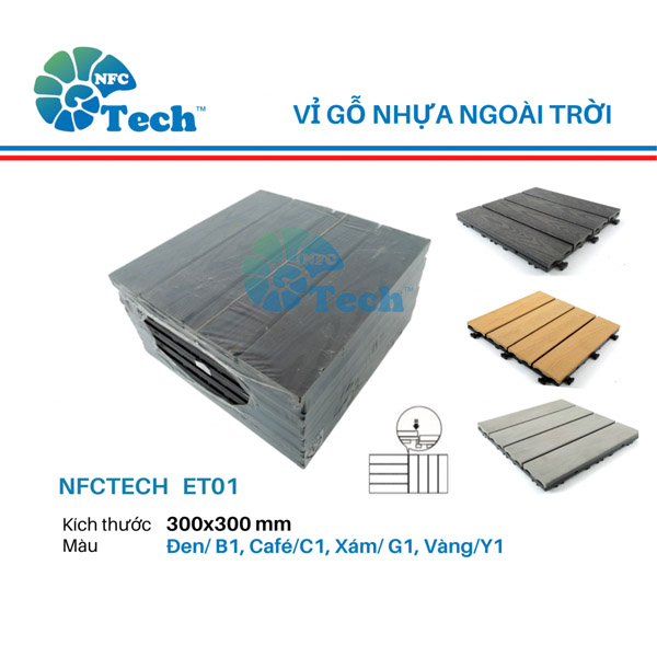 Vỉ gỗ nhựa ET01 - Nhựa Giả Gỗ Everlast - Công Ty TNHH Everlast Việt Nam