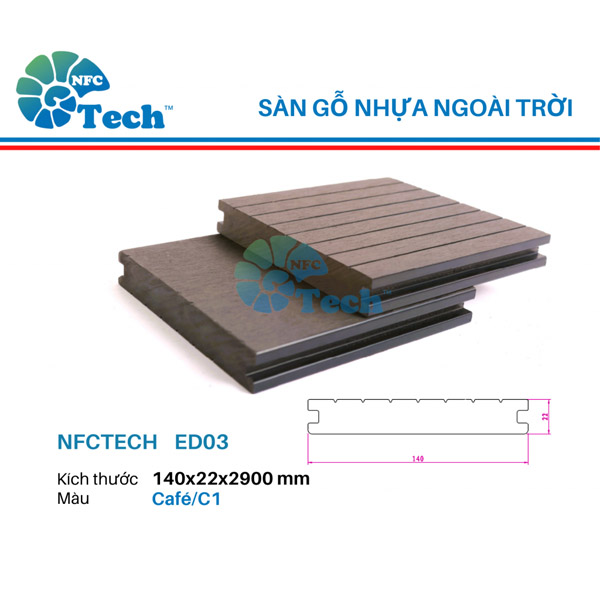 Sàn gỗ nhựa đặc ED03 - Nhựa Giả Gỗ Everlast - Công Ty TNHH Everlast Việt Nam