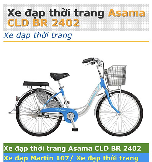 Xe đạp Asama size 24 inch - Cửa Hàng Xe Đạp Phước Long