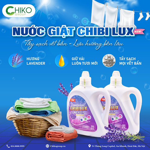 Nước giặt xả CHIBILUX hương Lavender