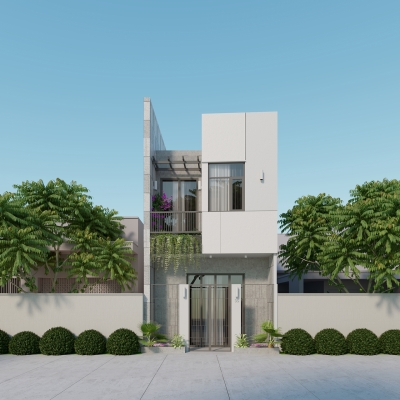 Nhà 2 tầng hiện đại - Hòa Khánh, Đà Nẵng 2023 - Xây Dựng Tân Phú Thành - Công Ty TNHH TM & DV Tân Phú Thành