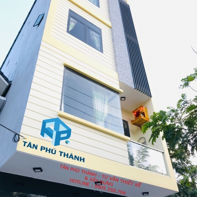 Nhà phố kết hợp cho thuê 5 tầng -Hòa Khánh, Đà Nẵng - Xây Dựng Tân Phú Thành - Công Ty TNHH TM & DV Tân Phú Thành