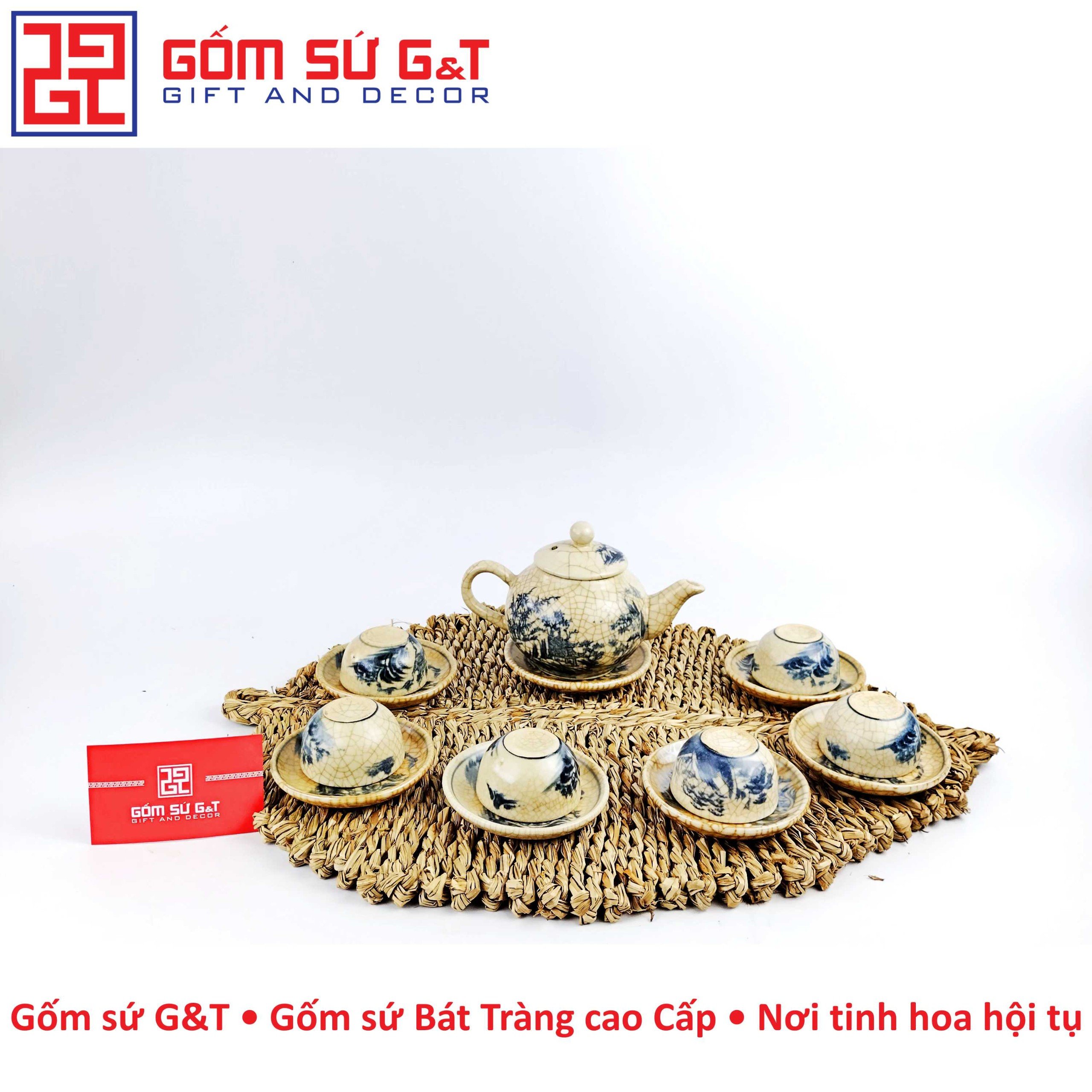 Ấm chén gốm sứ - Công Ty TNHH Phát Triển Thương Mại G&T Việt Nam