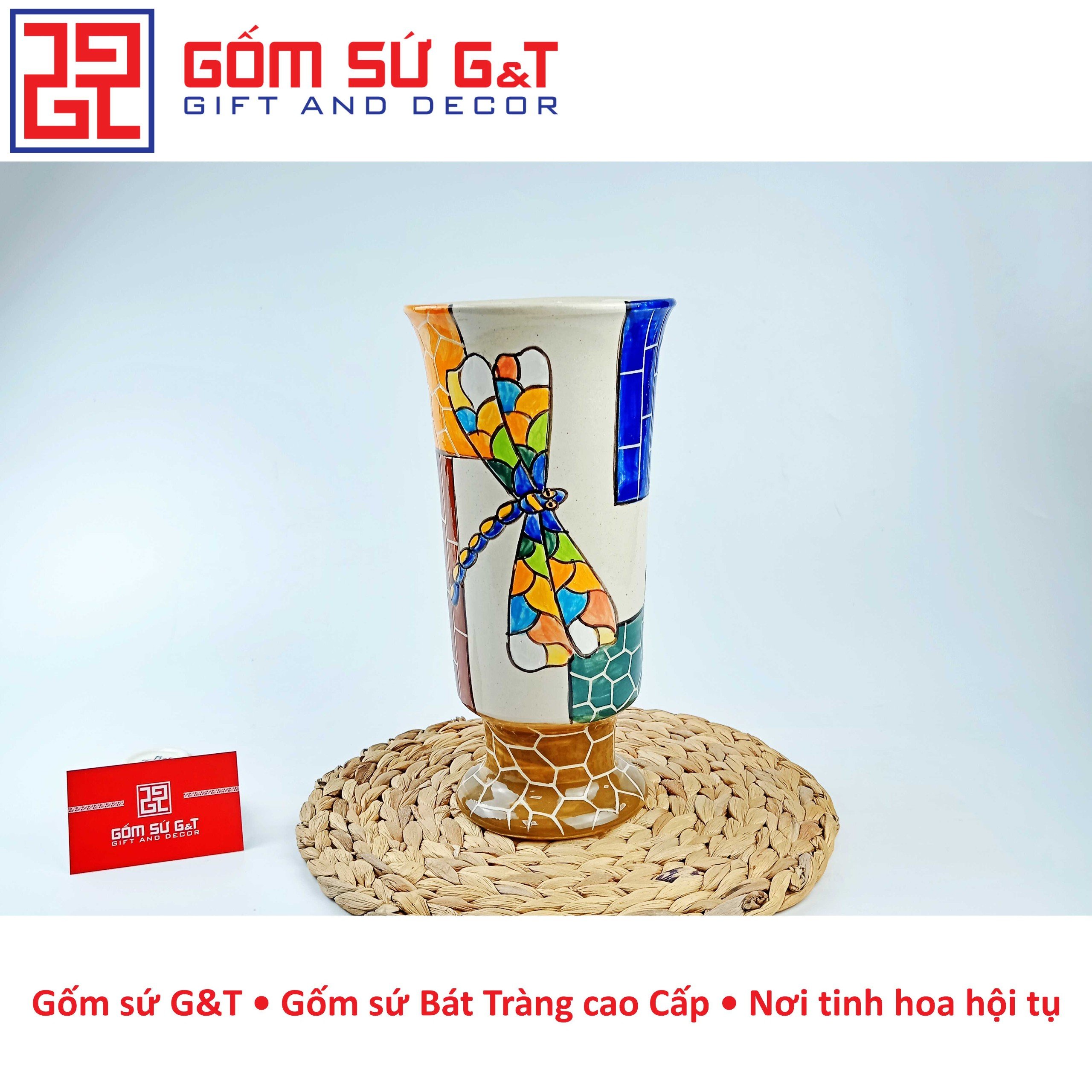 Lọ hoa gốm sứ - Công Ty TNHH Phát Triển Thương Mại G&T Việt Nam