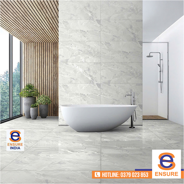Gạch Carving Custo Stonella White 600x1200mm - Gạch ấn Độ Ensure - Công Ty TNHH Ensure