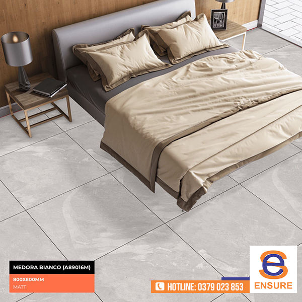 Gạch Matt Medora Bianco (A89016M) 800x800mm - Gạch ấn Độ Ensure - Công Ty TNHH Ensure
