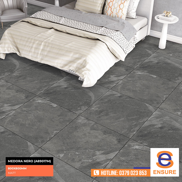 Gạch Matt Medora Nero (A89017M) 800x800mm - Gạch ấn Độ Ensure - Công Ty TNHH Ensure